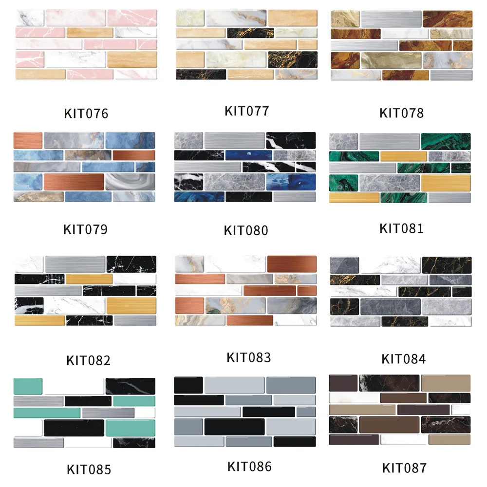 20x10cm marble printed wall sticker lightweight for floors home kitchen walls living room decoration sticker free global shipping