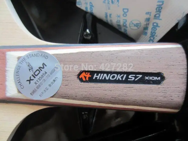 Ракетки XIOM HINOKI S7 для настольного тенниса оригинальные спортивные ракетки cypress из