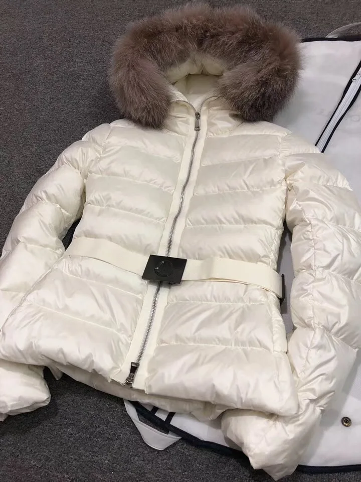 Новое поступление, женское короткое пуховое пальто, зимняя куртка, пальто с меховым воротником, супер Роскошные пуховые парки, брендовый женский пуховик, теплое зимнее пальто