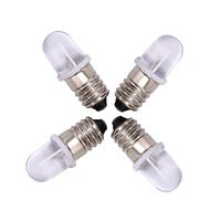 5pcs e10 led bulb e10 dc 3v 4 5v instrument bulb e10 indicator bulb old fashioned flashlight bulb