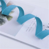 new 25mm canvas webbing 5meter blue canvas ribbon belt bag webbinglable ribbonbias binding tape diy craft projects