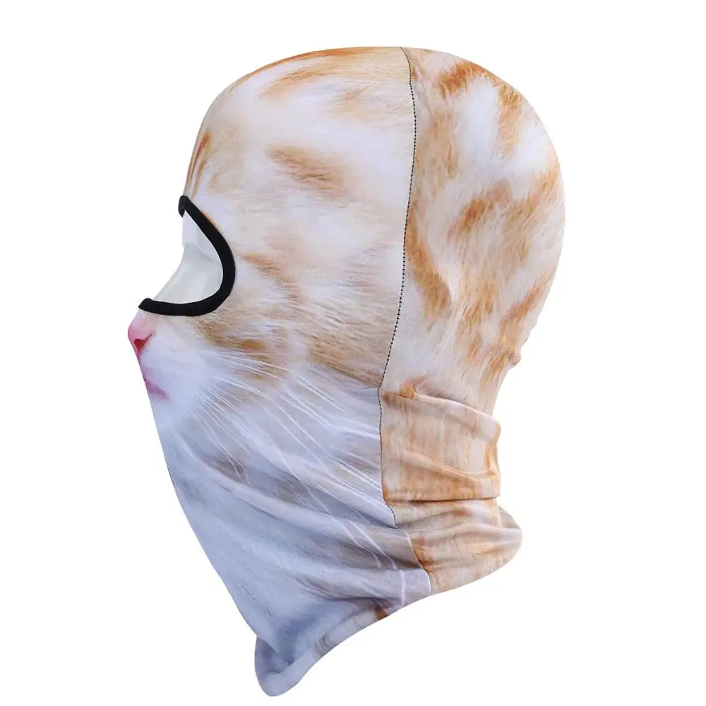 Балаклава с 3D принтом маска для мотоцикла верховой езды пеших прогулок на все