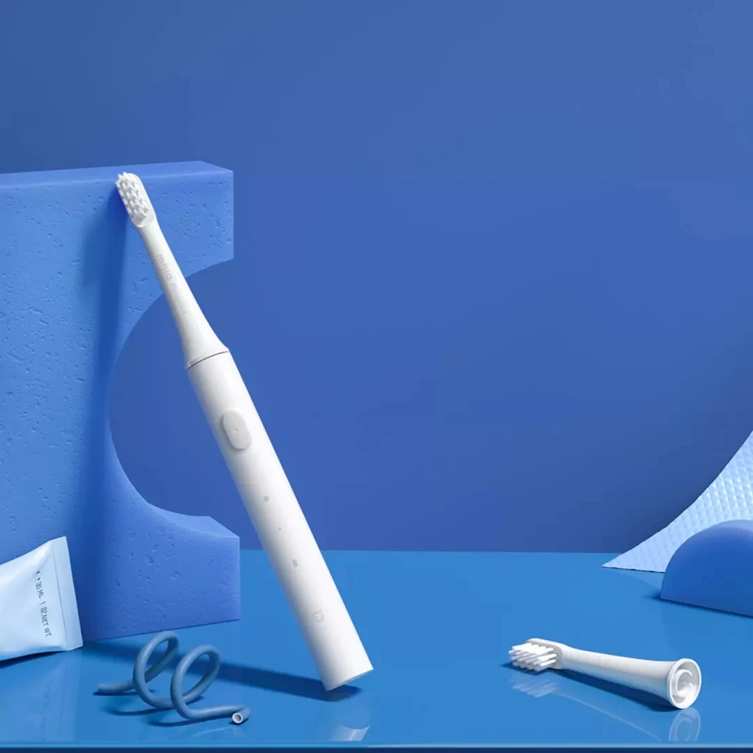 Электрическая зубная щетка Xiaomi Mijia Sonic перезаряжаемая T100 водонепроницаемая IPX7 USB