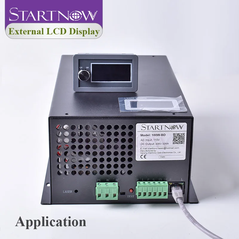 Startnow CO2 лазерный источник питания Внешний ЖК-дисплей устройство монитор для
