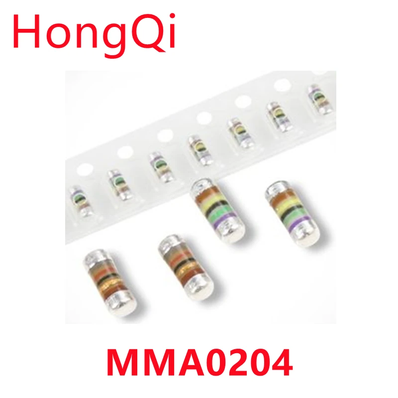 50 шт. 0 оригинальный MMA0204 SMM0204 пластинчатые чиповые резисторы цилиндрические MMA 0204