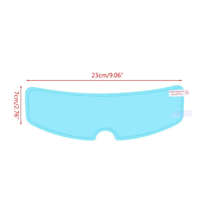 

2021 New Universal Motorcycle Helmet Clear Rainproof Film Anti Rain Patch Screen for K3 K4 AX8 LS2 HJC MT Helmets