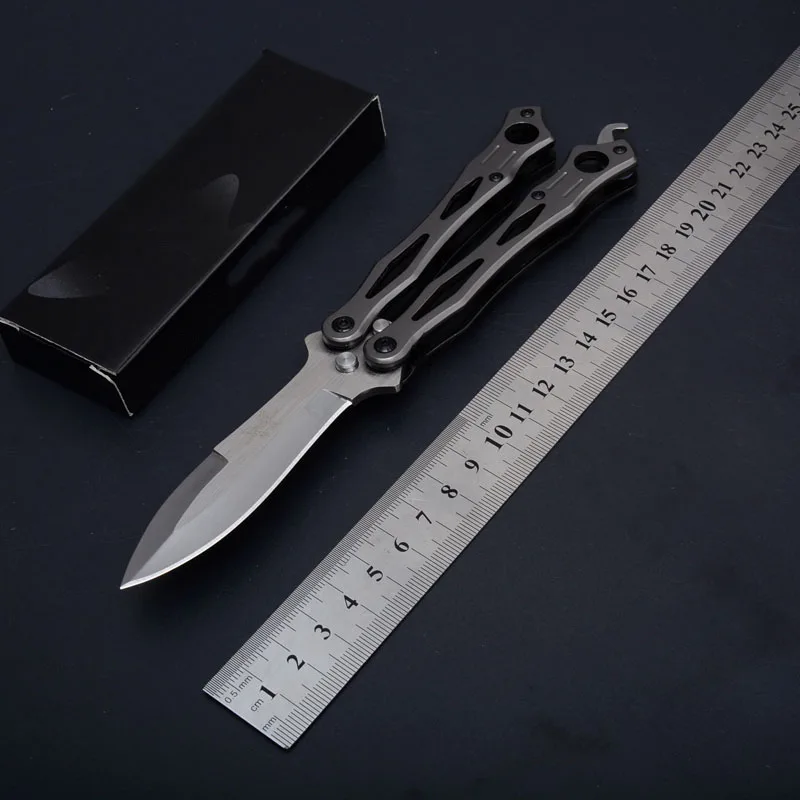 EDC Practice knife folding camping hunting hunter knives Balisong training Survival Tactical utility mutli tool | Инструменты