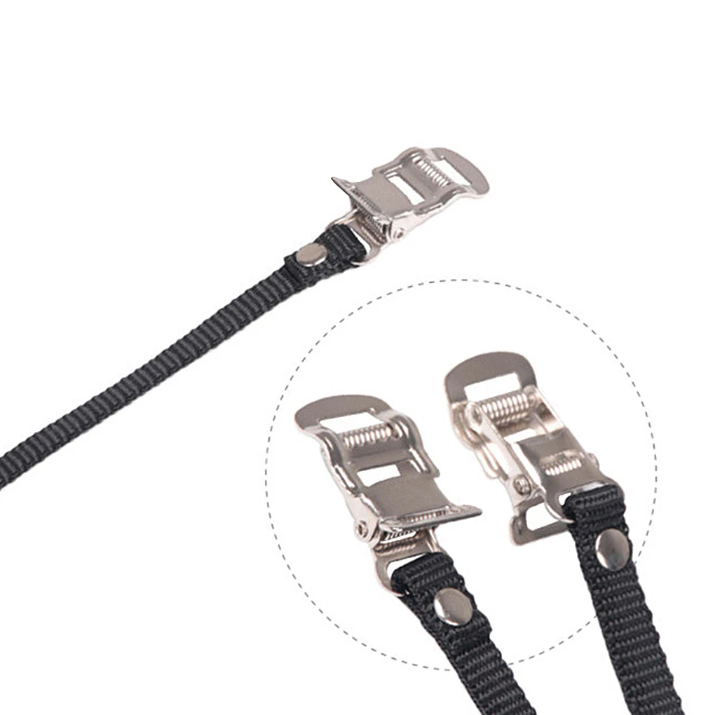 

1 Pcs Cycle Pedal Non Slip Strap Bike Metal Polypropylene Fiber Cycling Shoe Toe Casing Tie Rope Bike Workout Security Belts