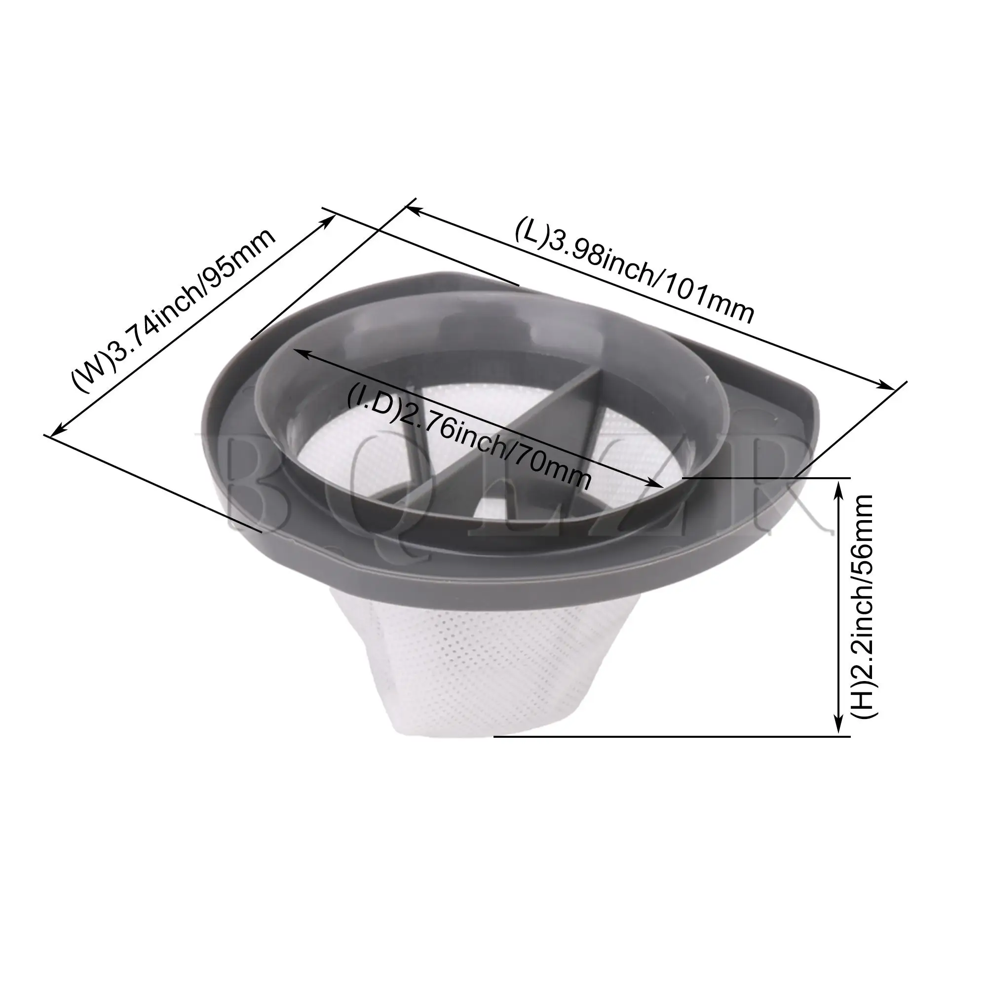 

BQLZR 4PCS Vacuum Filters 203-7423 Replacement for Bissell 10593 38B1 Series
