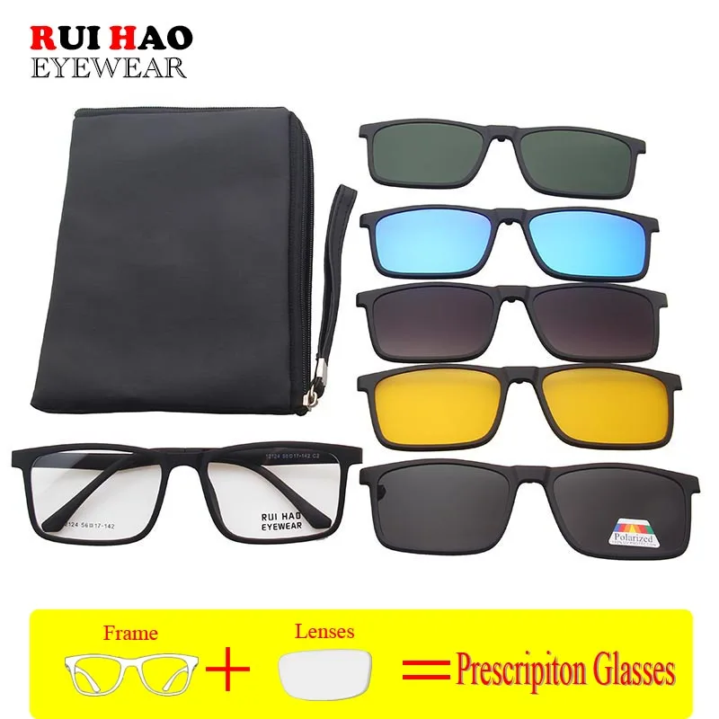 Индивидуальные Рецептурные очки унисекс Ранняя оправа с 5 шт. зажимами для