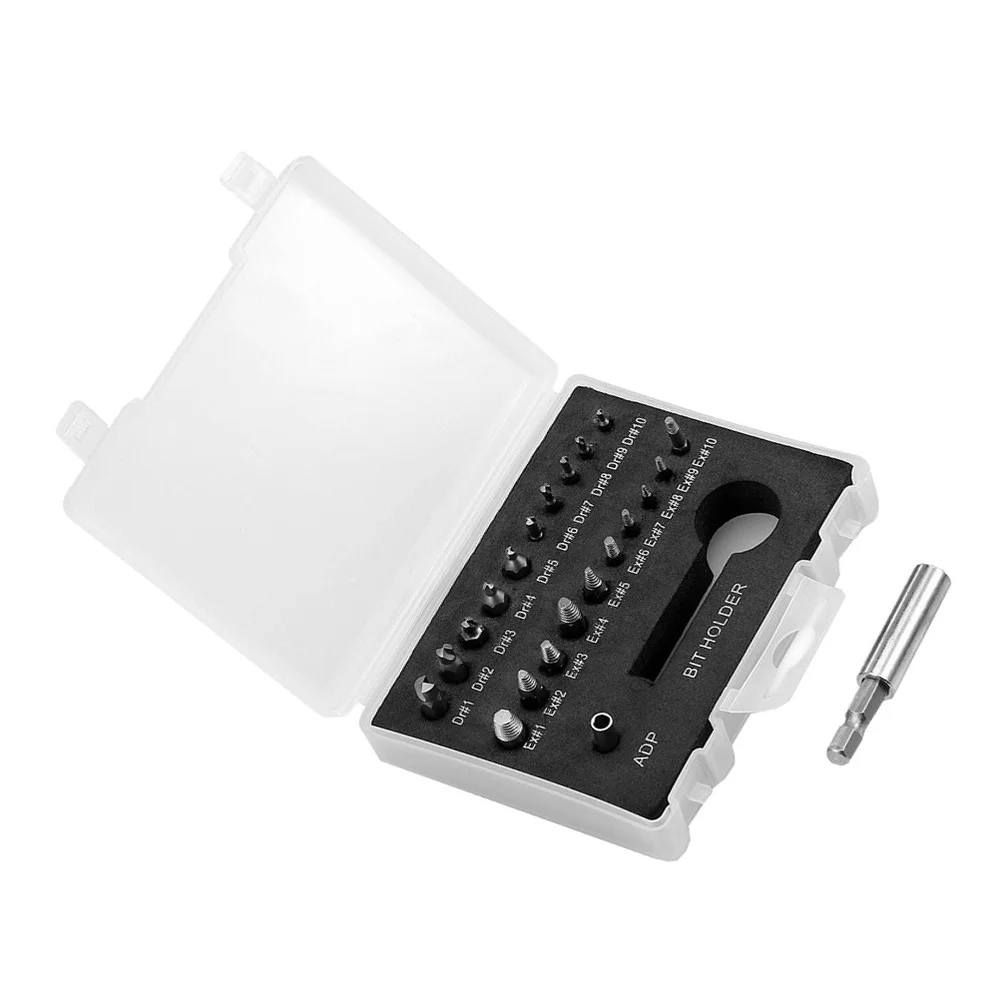 

22pcs Damaged Stripped Screw Extractor Set Extractor Screw Remover Kit