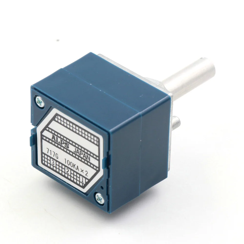 ALPS RK27 оригинальный японский двойной объемный потенциометр 10k 50K 100k с круглой