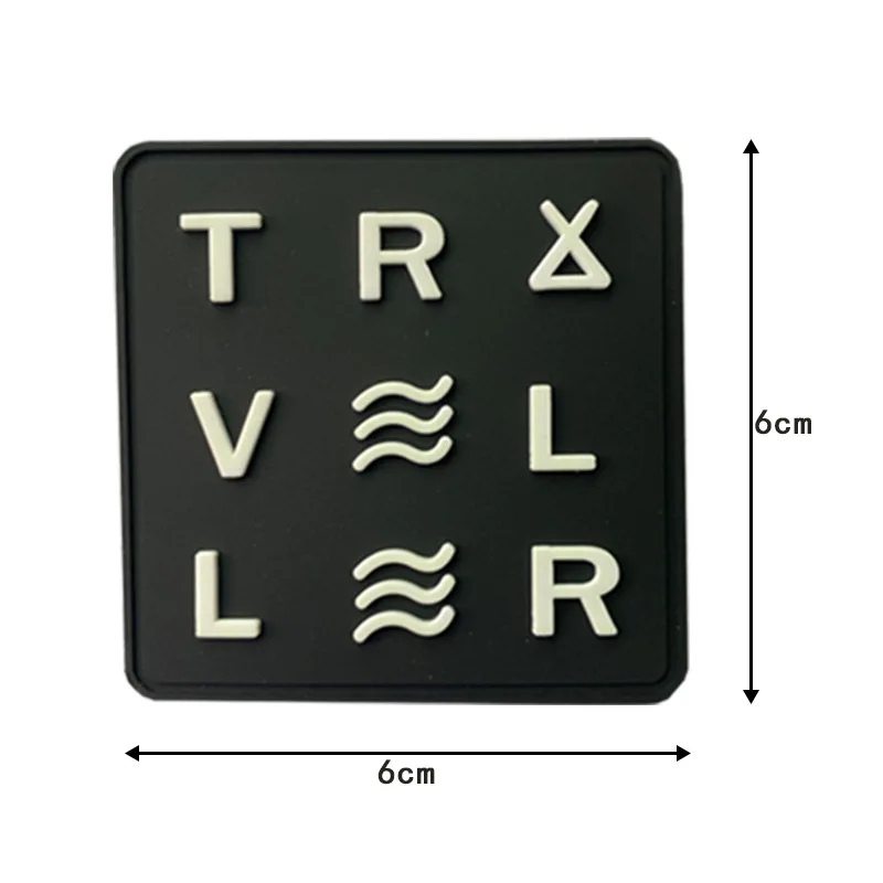 Повязка на руку 6 см из ПВХ нашивка значок аппликация для путешественников и |