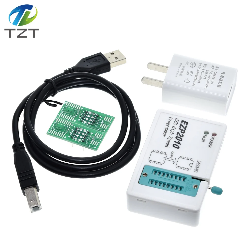 TZT Hot EZP2010 High-speed USB SPI Programmer Support24 25 93 EEPROM Flash BIOS Chip | Integrated Circuits