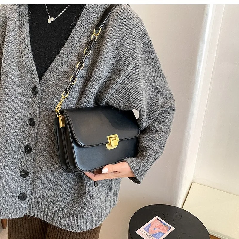 

Retro small bag women's autumn/winter2020 new trendy fashion ladies messenger bag western style single shoulder small square bag