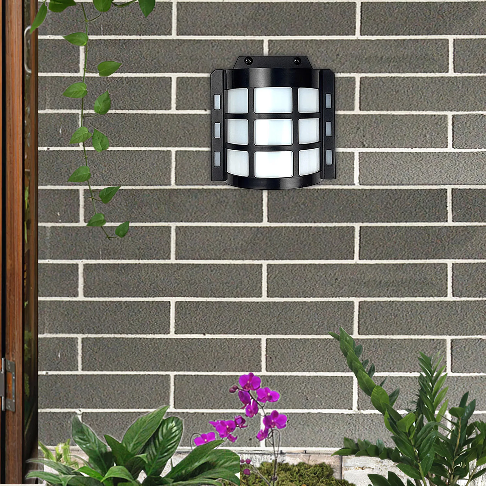 

Светодиодная уличная лампа на солнечной батарее с датчиком движения, водонепроницаемый светодиодный светсветильник льник с питанием от со...