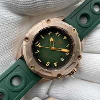 sd1943s 1000m waterproof watch steeldive original design screw bronze bezel spark green dial swiss super luminous bronze watches