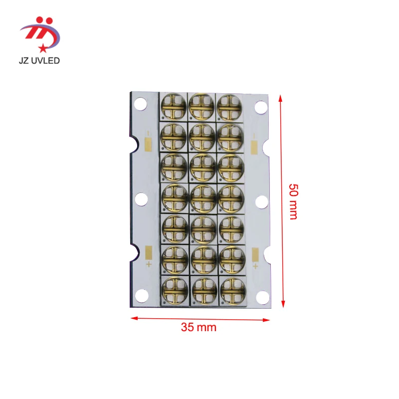

UV LED seamless splicing module for UV flatbed printer UV glue curing photosensitive resin curing UV LED lamp 50*35mm