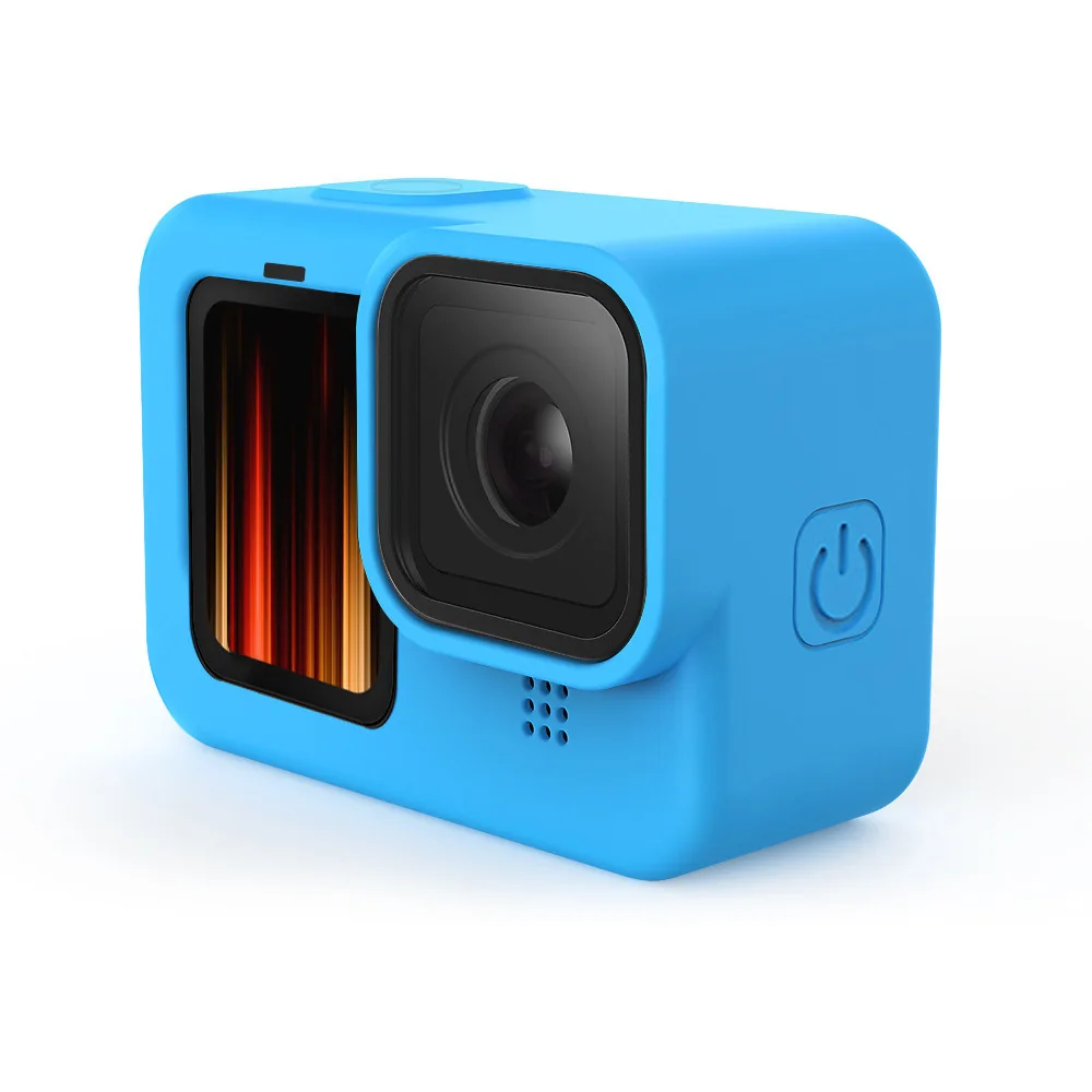 

Cover for GoPro 9 Case for GoPro HERO 9 Black Silicon Protective Original Colorful Cover Frame with Lanyard Accessory