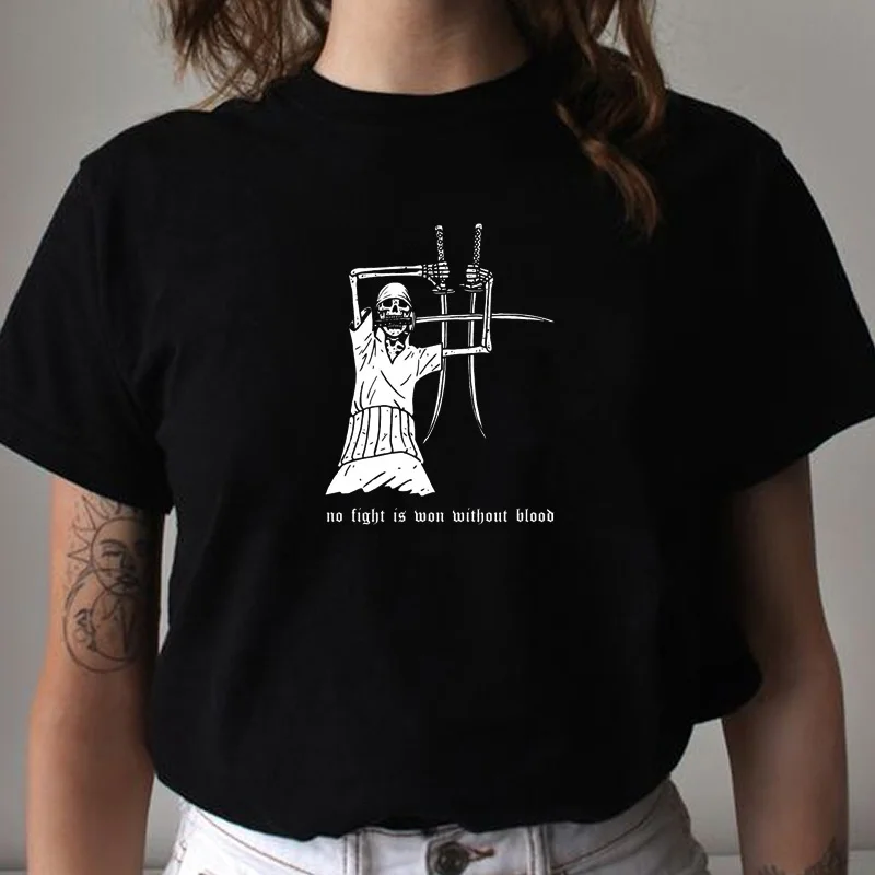 

Футболка унисекс с рисунком японского ножа самурая, крутая Готическая Темная футболка в стиле ретро, гранж, без крови