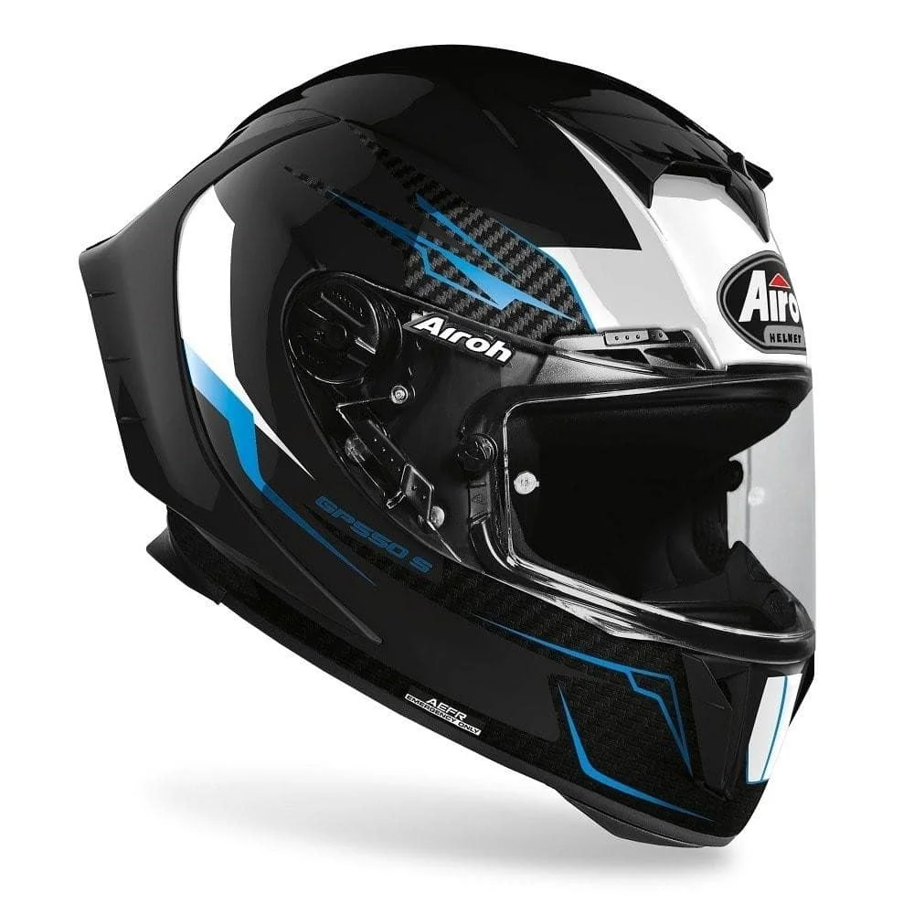 Шлем интеграл Airoh GP550 S VENOM BLACK GLOSS | Автомобили и мотоциклы