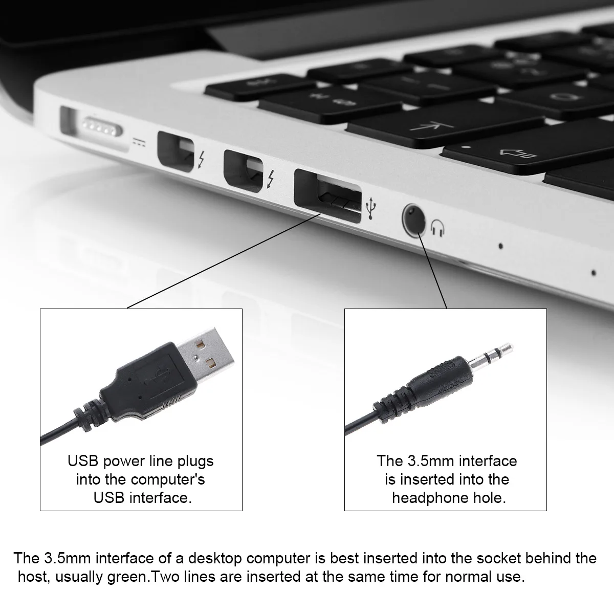 SADA 3D объемный звук мини-сабвуфер мультимедиа домашний динамик USB 2 1 белый
