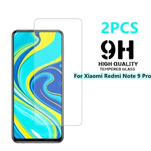 2pcs for xiaomi redmi note 9 pro glass for redmi note 9 pro tempered glass hard 9h screen protector for xiaomi redmi note 9 pro free global shipping