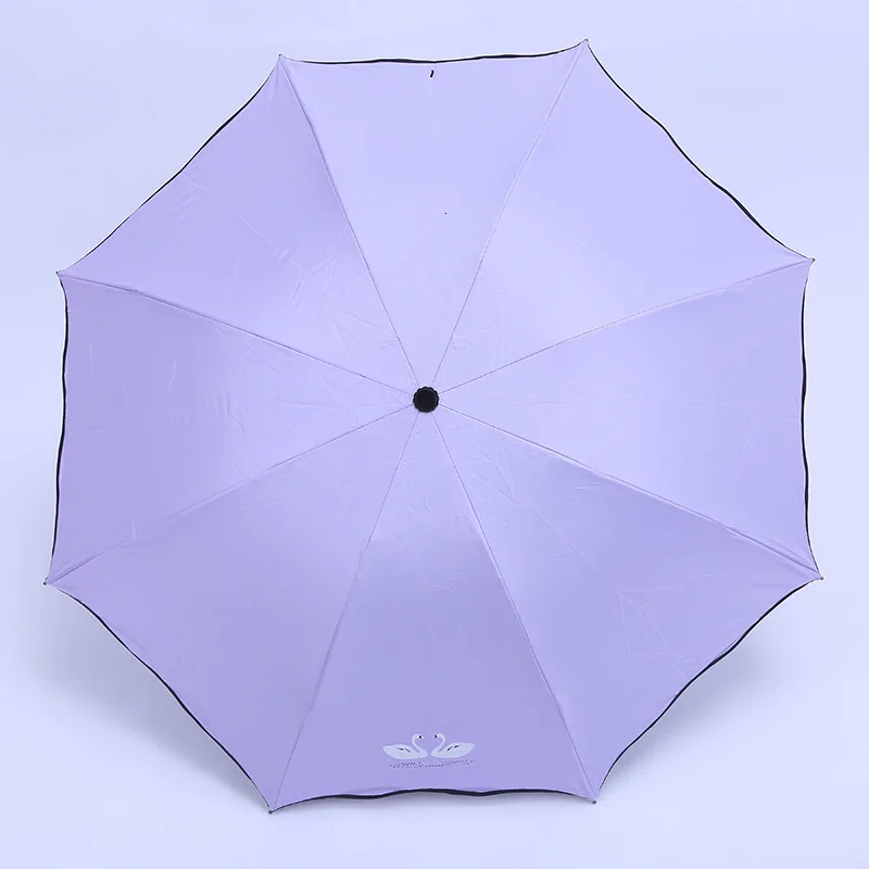 Little Swan Tri-Folding Umbrella Creative Fashion Anti-UV | Дом и сад