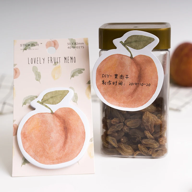 Фрукты нотки Клубника kawaii милый планировщик наклейки блокнот вкладки липкие