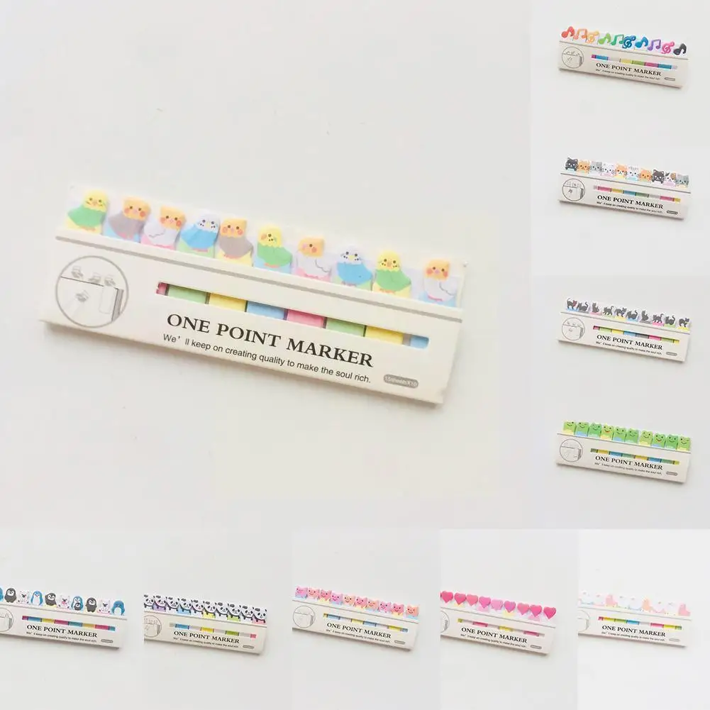 

Mini Cartoon Animal Sticky Notes Memo Pad Bookmarks Sit Times Sticker Animals Notes Stationery Rows Learn Pastes P B6n2
