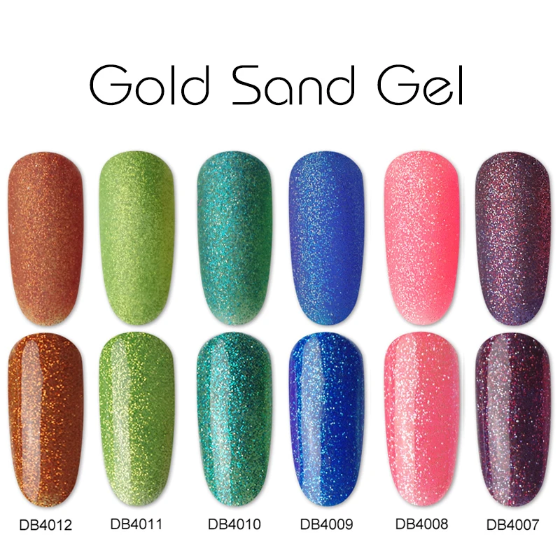 Блестящий Гель-лак СВЕТОДИОДНЫЙ УФ-лак для ногтей 24 цвета маникюра