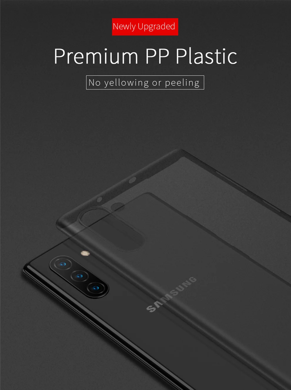 X-Level супер тонкий чехол s для samsung Galaxy Note 10+ Чехол Жесткий PP защитный чехол для Galaxy S10+ S10e прозрачный