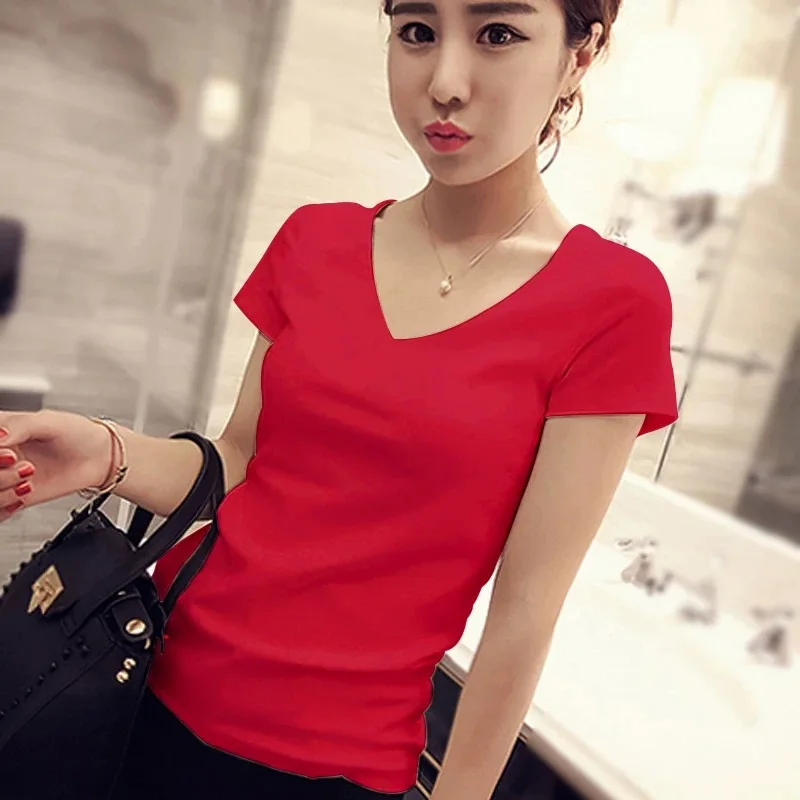 

2020 Tops T-shirts Cotton Female purpel Fashion Womens Garment