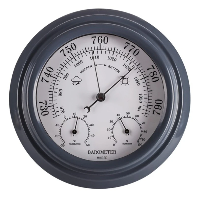 

Настенная Метеостанция 3 в 1, термометр, гигрометр, барометр, цифровой измеритель атмосферного давления в помещении