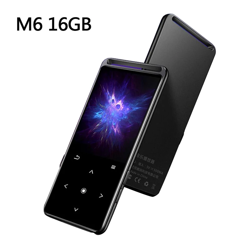 Mp3 плеер M6 BT5.0 16 ГБ без потерь Hi Fi Портативный аудиоплеер с FM радио электронная