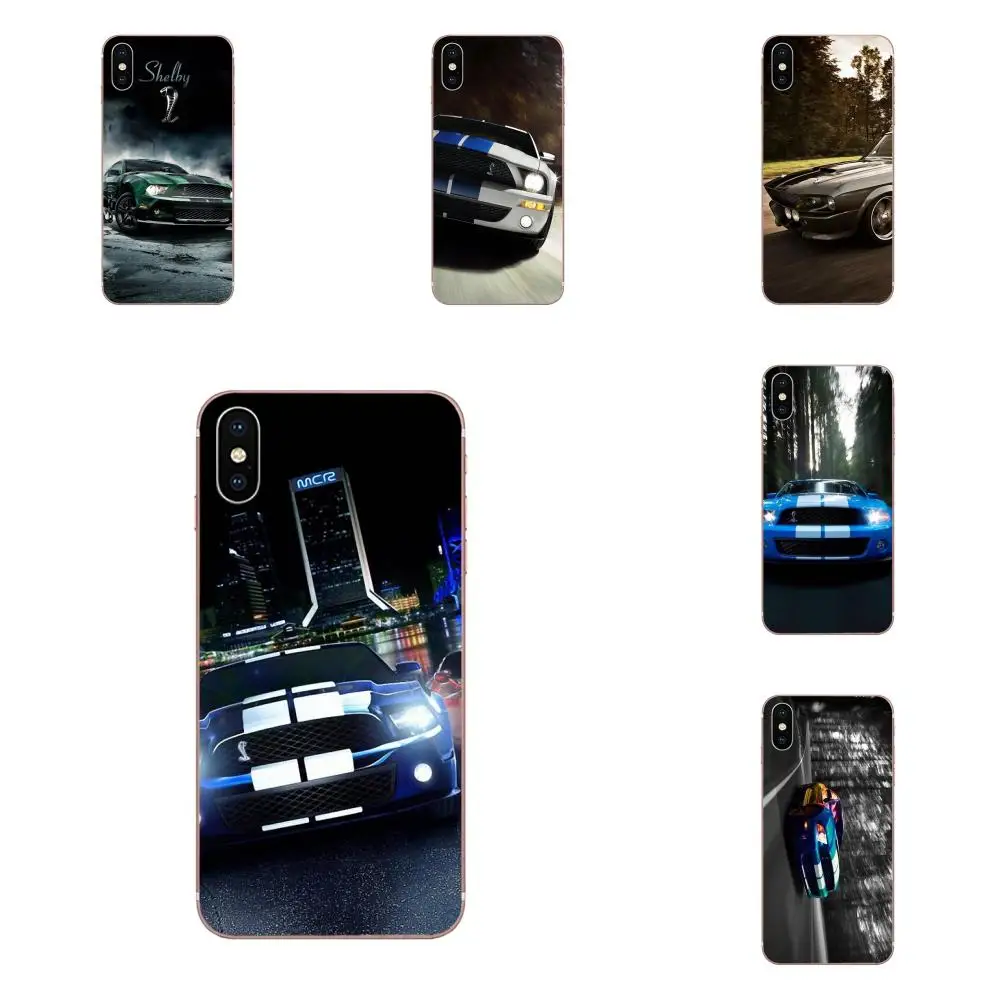 Чехол из ТПУ с принтом Shelby Cobra Mustang Car для Sony Xperia XZS XA1 L1 XA X Z Z1 Z2 Z3 Z4 Z5 XZ1 Compact E5 XZ
