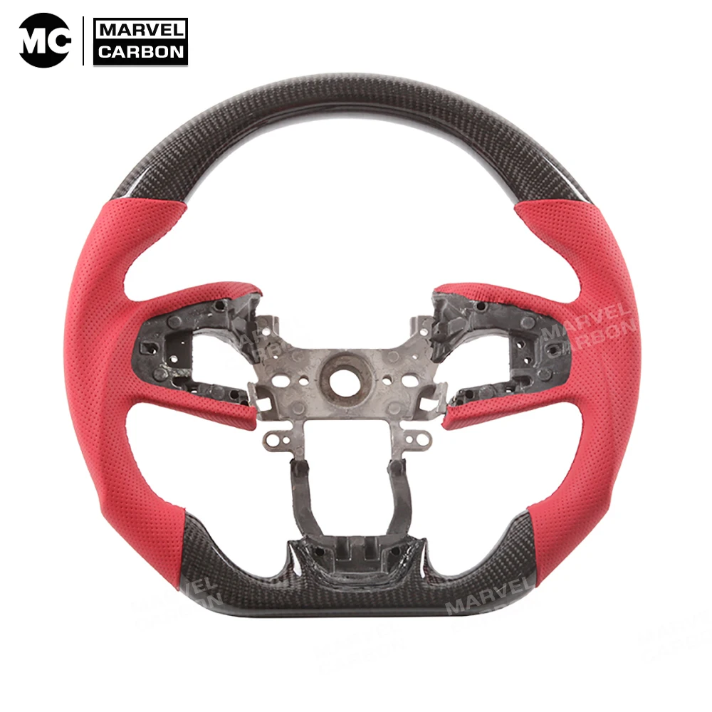 

Race display 100% Real Carbon Fiber Steering Wheel for Honda Civic