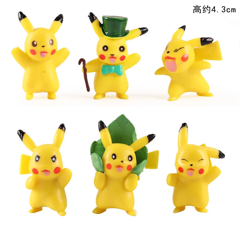 С рисунком Пикачу Аксессуары для тортов игрушки украшения Покемон вечерние