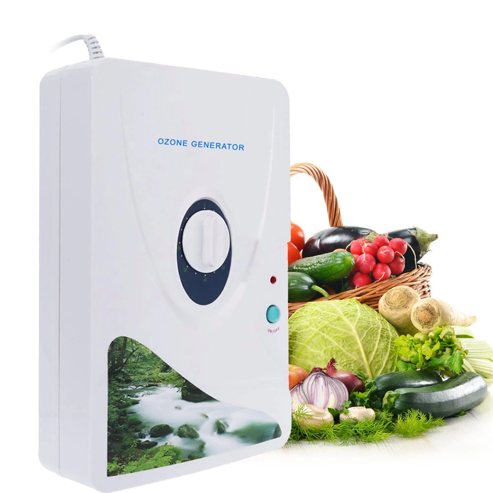 

600mg/h Ozone-Generator Ozonator O3 Timer Air Purifiers Purify Oil Vegetable Meat Air Water