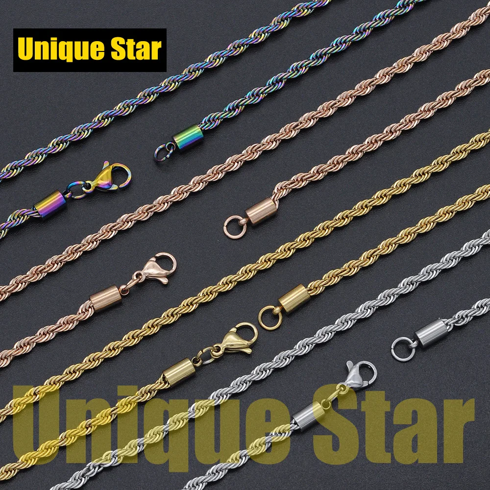 Уникальный звезда 3 мм 100% из нержавеющей стали цвета розового золота с покрытием