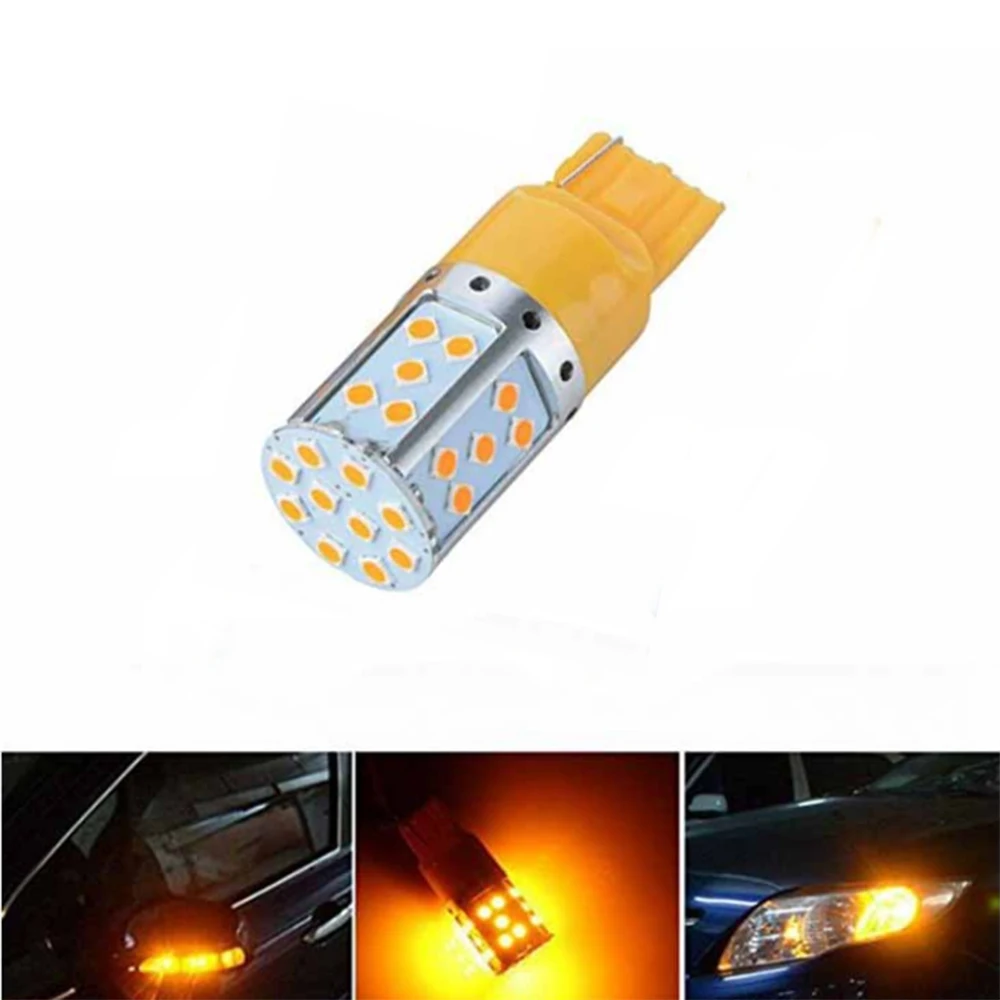 1 шт. желтая светодиодная задсветильник лампа Canbus 1156 P21W Ba15s 35 3030 SMD для стоп сигнала