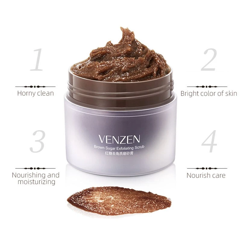 Brown Sugar Exfoliating Cream Moisturizes Brightens Skin Tone Keeps Oil Off Tighten Mask P1 |