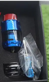 Синий Kylin V2 RTA M RTA 24 мм бак 3 мл/4,5 мл распылитель электронная сигарета Топ сотовая Воздушная система большая сборка палуба испаритель vsHussar проект X - Цвет: Синий