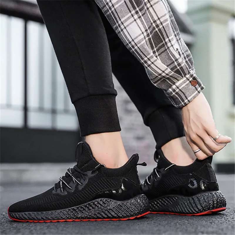 Fashion Men Casual Shoes 2020 brand sneakers men Lightweight Lace-up Walking Sneakers trainer Male Footwear sapato Masculino | Обувь