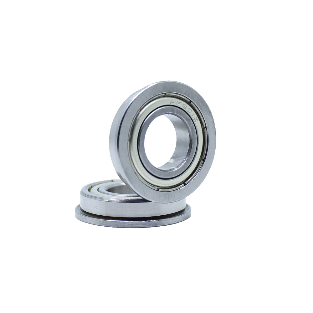 

F6901ZZ Flange Bearing 12x24x6 mm ABEC-1 ( 10 PCS ) Thin Section Flanged F6901 Z ZZ Ball Bearings