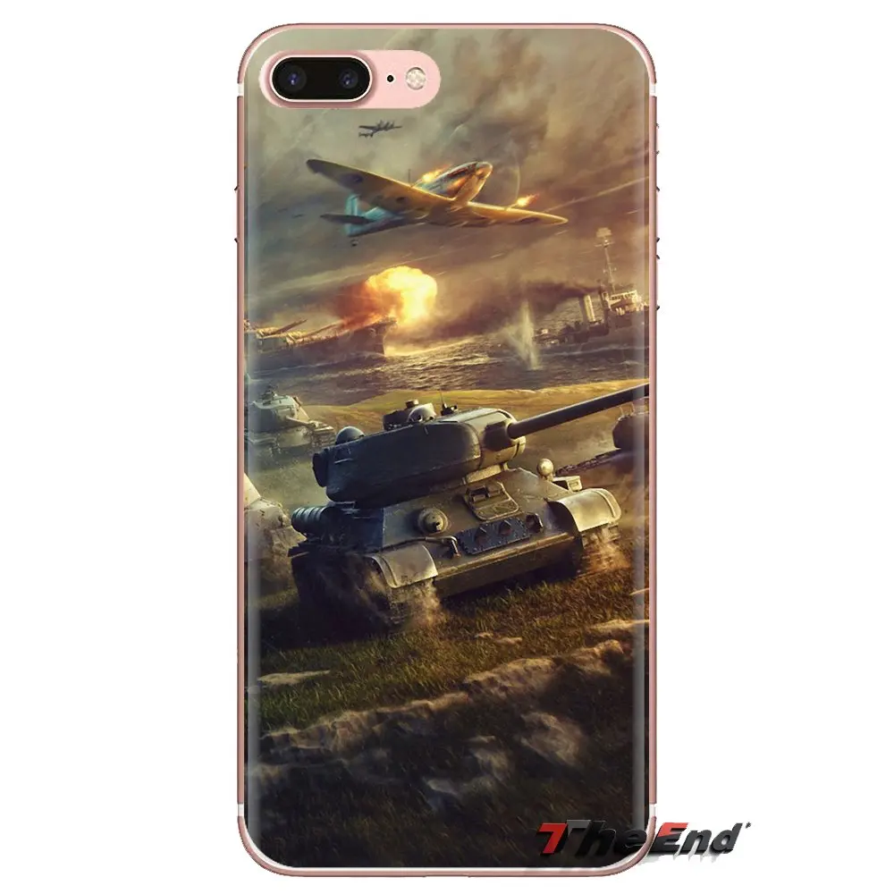 world of tanks game WOT art Logo For Samsung Galaxy S3 S4 S5 Mini S6 S7 Edge S8 S9 S10 Plus Note 3 4 5 8 9 Silicone Shell Covers |