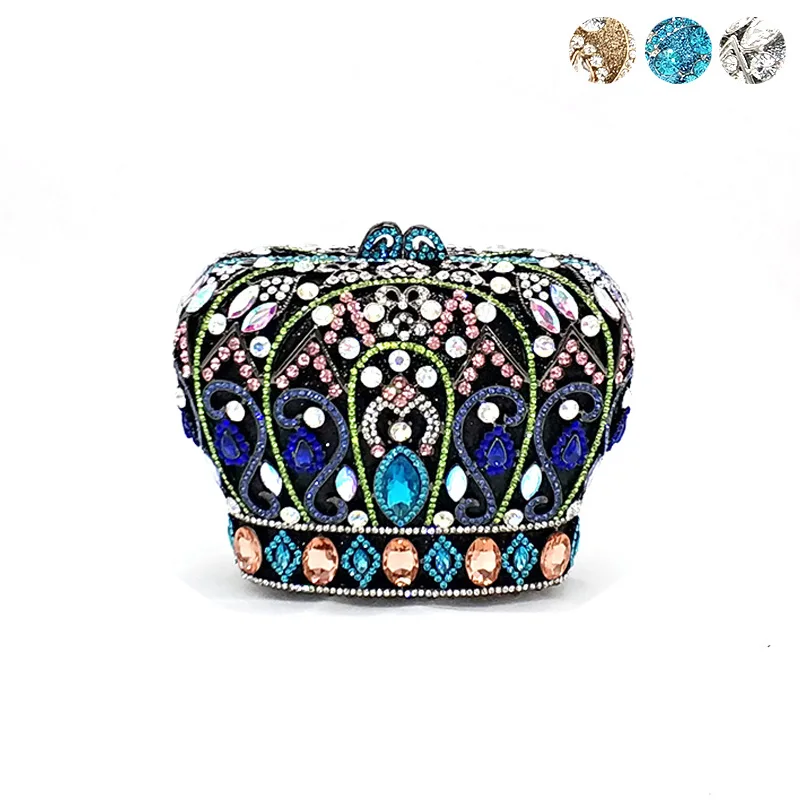 Женская вечерняя сумочка со стразами роскошные клатчи с кристаллами элегантные