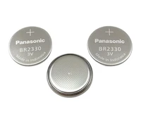 20pcslot panasonic 3v br2330 battery br 2330 high temperature button coin batteries cell
