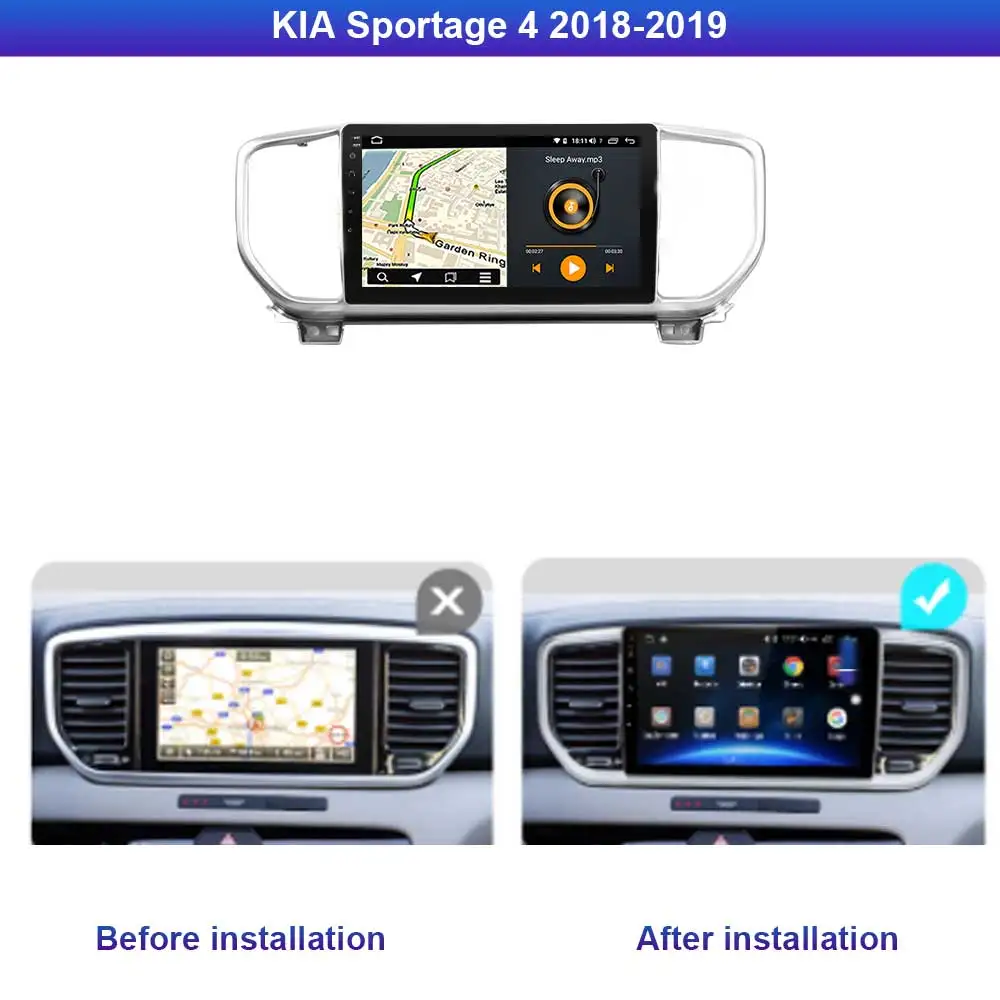 Автомобильный мультимедийный плеер Roader Android 10 0 автомобильный DVD для KIA Sportage 4 2018 2019