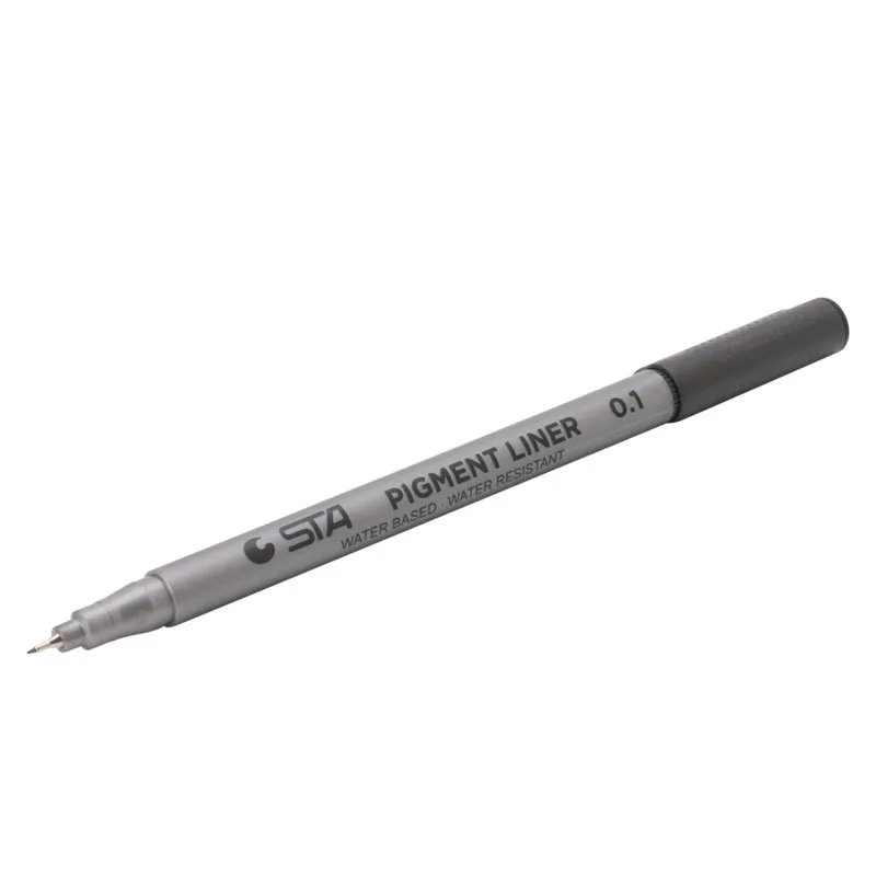 

C5AB 1X Black Fine Line Pen Waterproof Writing Marker Sketching Art Pens 0.05mm